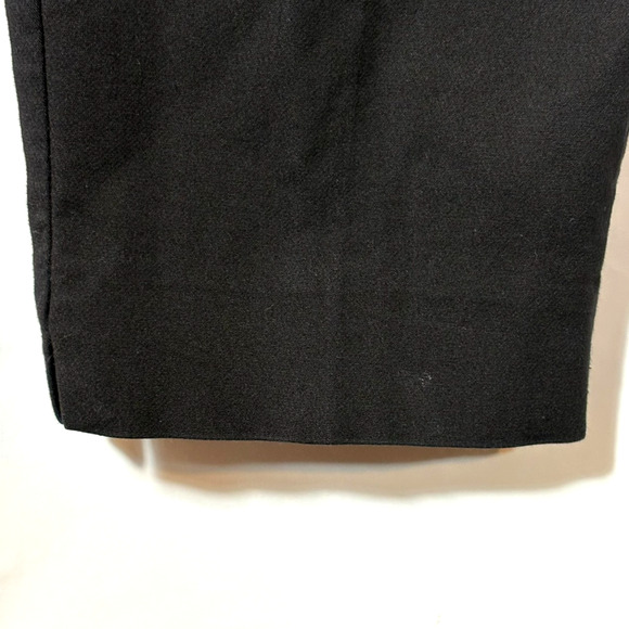 Zara Black Jogger Waist Trousers M Work Office Medium 27" Inseam Slim - Picture 6 of 14